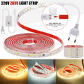 230V LED Stripe Streifen 120LEDs/m Band Lichterkette Wasserdicht Selbstklebend