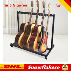 5-fach Gitarrenst nder Rockstand Gitarrenst nder Universal Mehrfachst nder NEU