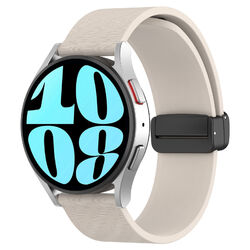 Magnet Silikon Armband für Samsung Galaxy Watch 6 5 4 40mm 44mm 5 Pro 45mm 46mm