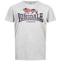 LONSDALE LONDON T-Shirt "Stourton" | Marl Grey | Herren grau ❌SALE❌ UPE 24,99 €