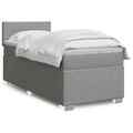 Boxspringbett mit Matratze Bett Polsterbett Bettgestell Bettrahmen Stoff vidaXL