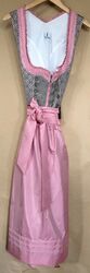 Dirndl Krüger Manufaktur rosa grau Gr 46 NEU