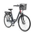 TELEFUNKEN RC657-S City Pedelec anthrazit E-Bike Damen Citybike 36V 13AH 