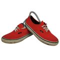 Vans Old Skool Damen Gr. 3 UK 35 EUR rot tiefes Oberteil Skate Turnschuhe