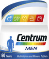 Centrum Men Multivitamin & Mineral Tablets, Englische Version MHD 03.25