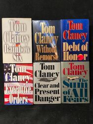 SAMMLUNG PAKET - 11 x Hardcover - TOM CLANCY - ENGLISCH - Without Remorse u.a.