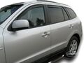 HEKO Windabweiser  für HYUNDAI SANTA FE 5-türer 2006-2013 dunkel 4-tlg Satz