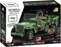 COBI 2804 Willys MB & Trailer - Executive Edition + NEU & OVP + JEEP WW2 Bausatz