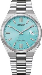 CITIZEN Armbanduhr NJ0151-88M Automatik Edelstahl 40 mm silber/hellblau B-WARE