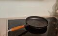 Bratpfanne Le Creuset Schwarz mit Holzgriff 28 cm