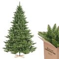 Künstlicher Weihnachtsbaum 180 cm  Tannenbaum mit Holzständer aus PVC