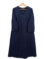 SELECTION Langarmkleid Damen Gr. DE 46 blau Casual-Look