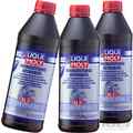 3x1L LIQUI MOLY GETRIEBEÖL (GL3+) SAE 75W-80 passend für BMW MERCEDES OPEL VOLVO