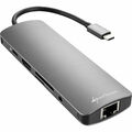 Sharkoon USB 3.0 Type C Combo Adapter dunkelgrau Dockingstation