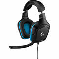 Logitech G432 Gaming Headset schwarz/blau Gaming-Headset Mehrfarbig