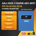 11000W Solar Inverter On-Grid+Off-Grid 2*MPPT 160A Hybrid 48V 500VDC with WIFI