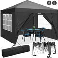 Pavillon 3x3 m Wasserdicht Faltpavillon Pop Up Partyzelt Gartenzelt UV Schutz