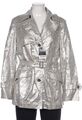 Gil Bret Mantel Damen Jacke Parka Gr. EU 38 Leinen Silber #146z3pf