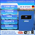 11KW Solar-Wechselrichter Hybrid Off-Grid 2*MPPT 160A 48V 500V Reine Sinuswelle