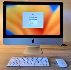 iMac Retina 4K, A1418, 2017, Silber, 3 GHz Quad-Core Intel i5