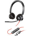 HP Headset Poly Blackwire 3320 USB-C Stereo-Headset +USB-C/A-Adapter