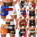 Herren Thaibox Shorts Muay Thai Shorts Kurze Hose Kampf Boxen Shorts Thai Sports