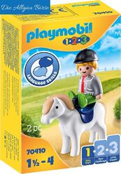 Playmobil 123 Junge m. Pony 70410 Reiterhof Bauernhof Country Neu OVP