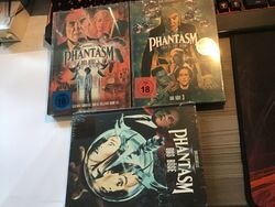 Phantasm - Das BÖSE Mediabook Teil 1,2 und 3 Neu und OVP