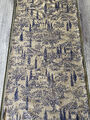 Tischläufer Toskana Toile de Jouy ca.160x40 Fattoria Lavendel Olivenbäume blau