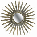 Sonnenspiegel Dekospiegel Gold Spiegel Sonne sunburst mirror Wandspiegel Antik