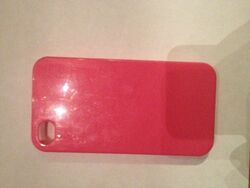 Handyhülle Iphone 4/4s, Cover Schutzhülle, pink, Back cover, Hartschale