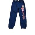 Jogginghose Gr. 116 Disney dunkelblau m. Minnie Mouse Print & Schriftzug gut