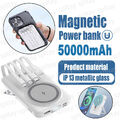 Mag-safe Powerbank magnetisch Battery Pack für Apple iPhone 12 13 14 15 50000mAh