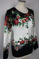 Damen Twinset Pulli+Cardigan bunt Blumen Viskose IMAGINI Gr.36,38,40,42,44,46