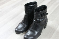 ECCO Stiefeletten Damenschuhe Damenstiefeletten, Leder Gr. 36 schwarz