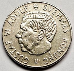 Schweden 1 Krone 1973, Kupfer-Nickel, ss+