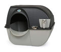 Omega Paw ELITE Katzentoilette Katzenklo selbstreinigend LARGE schwarz chrom