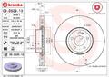 2x 09.D529.13 BREMBO Bremsscheibe