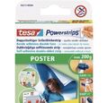 TESA POWERSTRIPS , 16 Stück für 4 Poster , NEU !