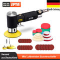 SPTA 75mm Mini Exzenterschleifer Druckluft Schelifer Mahlen Poliermaschine Set