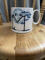 Anthropologie Monogramm ""M"" Heulen beim Mond Kaffee Tee Becher Tasse