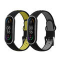 2x Sportarmband für Xiaomi Mi Smart Band 6 Mi Band 6 Band 5 Fitnesstracker