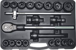 SW STAHL IMPACT-Steckschlüsselsatz, 3/4", 21-teiligDie Nr.1* für Autoteile: Top-Preis-Leistungs-Verhältnis