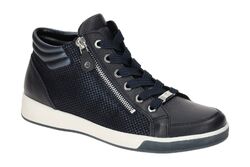 ara Schuhe ROM blau Damenschuhe bequeme Schnür-Halbschuhe 12-24499 22 NEU