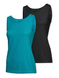 Schiesser Damen Tanktop 2-Pack Tops