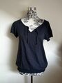 S.Oliver Shirt T-Shirt Sommermode Sommershirt Damenshirt Blau 36