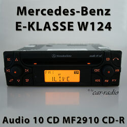 Original Mercedes Audio 10 CD MF2910 CD-R W124 Radio E-Klasse C124 S124 A124 RDS