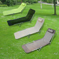 Sonnenliege Liegen Gartenliege Stuhl Relaxliege Bäderliege Zweibeine 4 Farbe