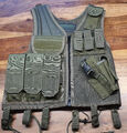 Blackhawk Omega Load Bearing Vest Einsatzweste mit Holster oliv Gr. L, neuwertig