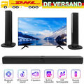 Neu Bluetooth Soundbar TV-PC Sound System 3D Surround Subwoofer Lautsprecher USB